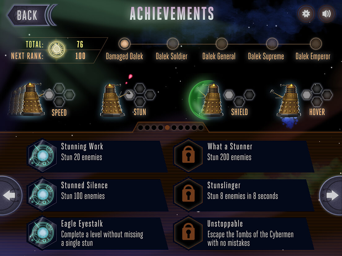 Achievements Screen