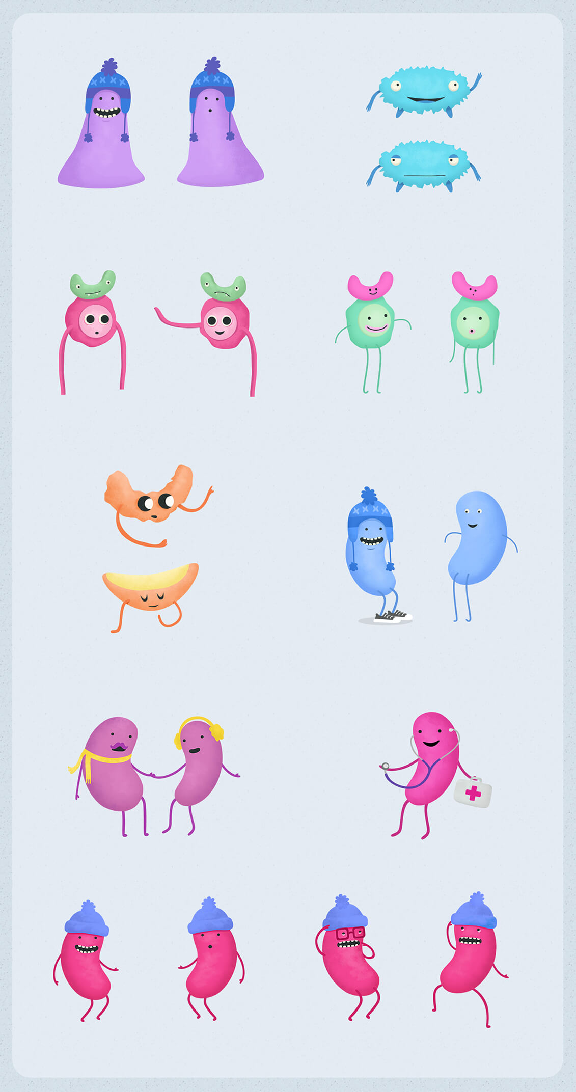 Sickle Buddy Character Design Development
