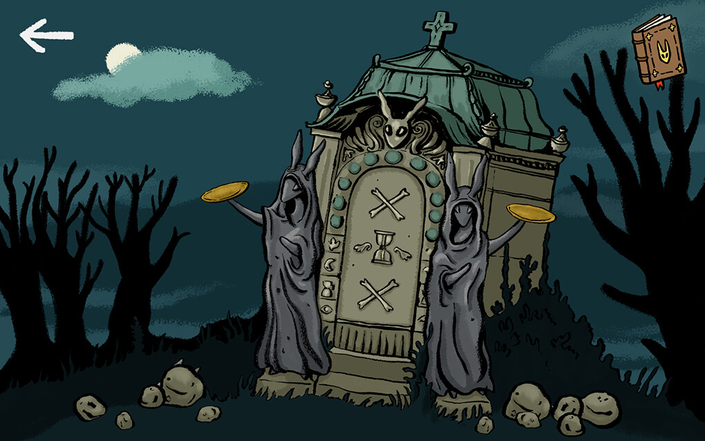 Final tomb completed puzzle environment